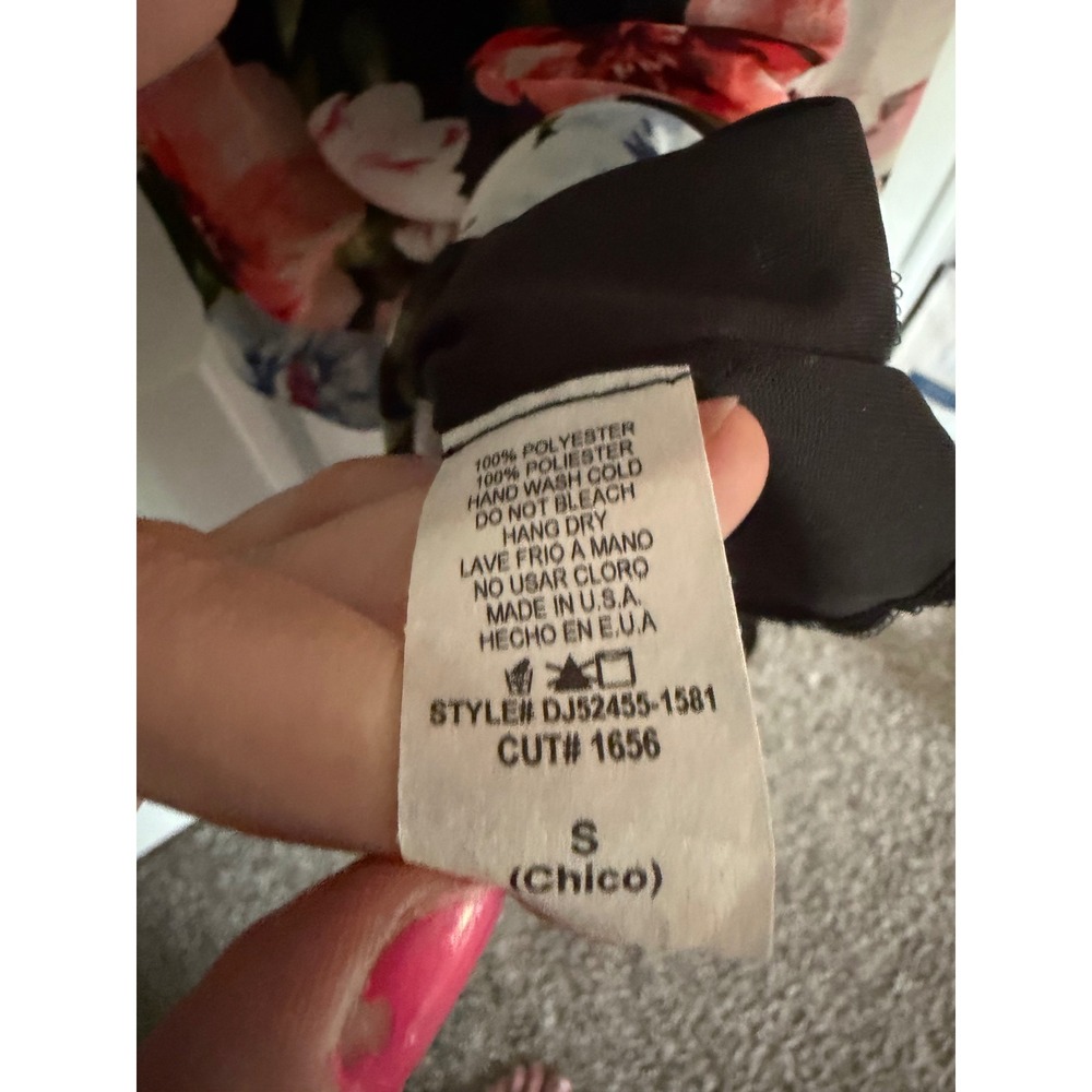 Ee:some boutique Floral Maxi Dress Ruffle Off Shoulder Summer Small - Picture 5 of 5